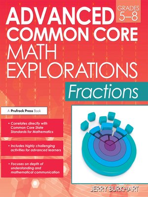 cover image of Advanced Common Core Math Explorations